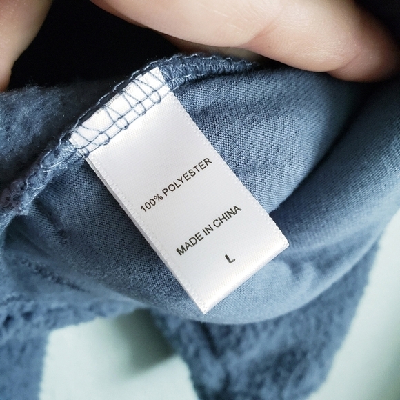 UGG Blue Sherpa Quarter Zip Jacket - Picture 6 of 7